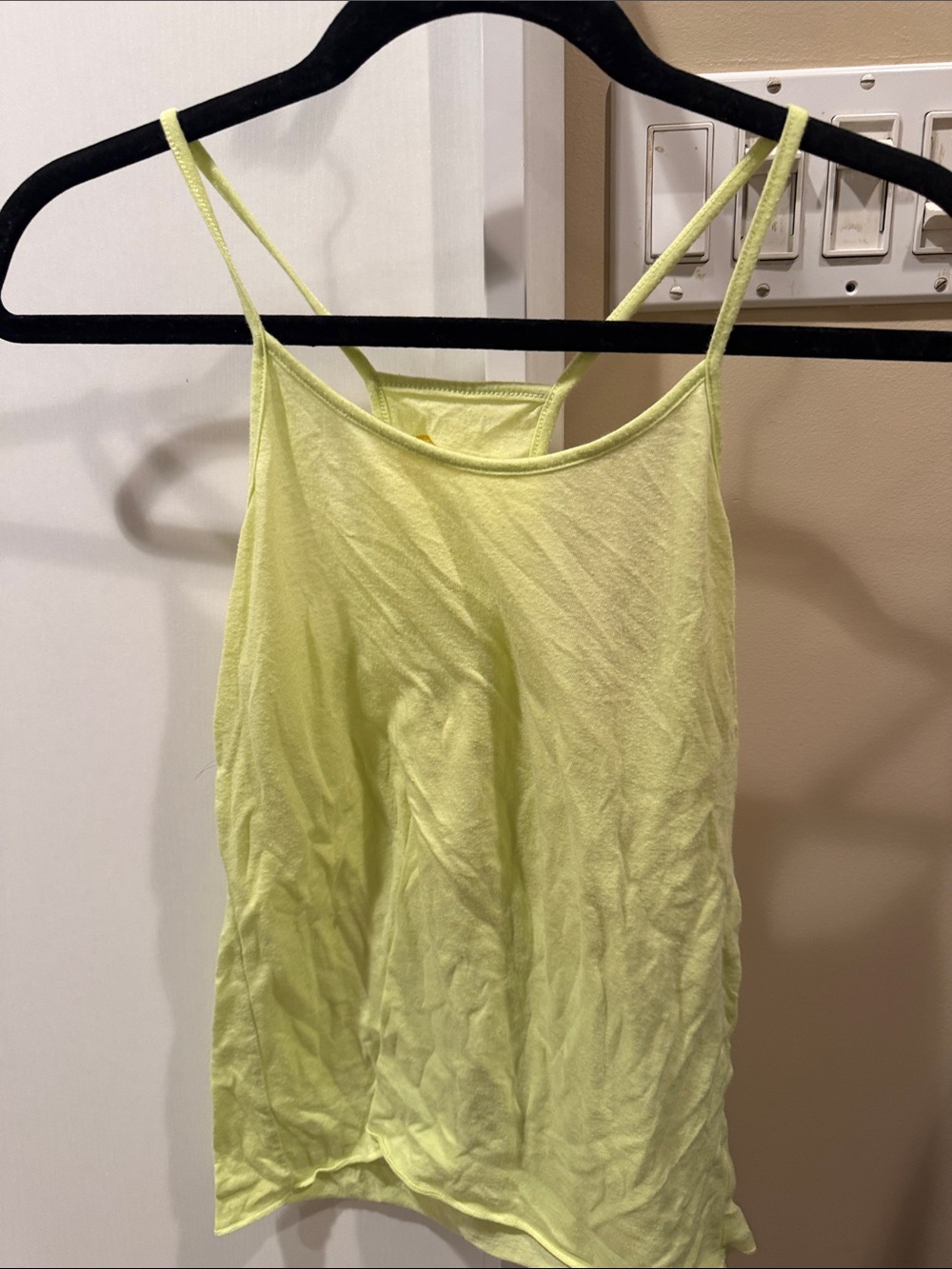 Women’s Size XS Old Navy Yellow Spaghetti Strap Tank Top
